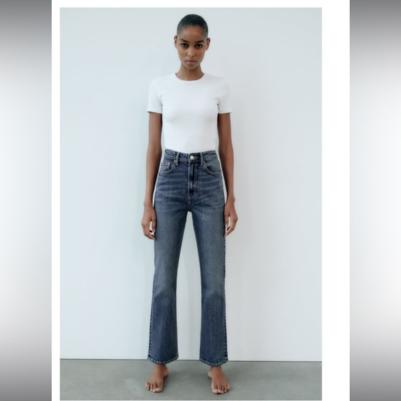 Zara Denim - Zara TRF Stove Pipe Jeans with a High Waist